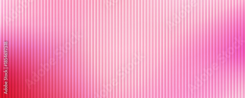 A vertical ribbed texture with a gradient from hot pink on the left, becoming lighter pink towards the center and fading to white on the far left.