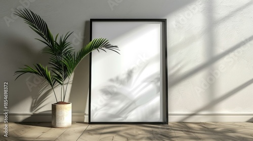 Blank white photo frame, vintage postcard photo frame mockup with highlighted shadow, realistic, set, photo, mockup, image, frame, card, vector, png.