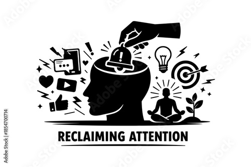 Reclaiming attention from digital distractions with mindfulness and focus