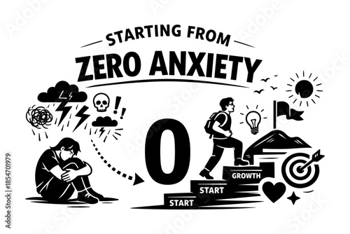 Starting from zero anxiety: a journey from despair to growth and success