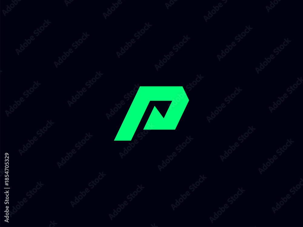 Fototapeta premium letter P icon logo design template 
