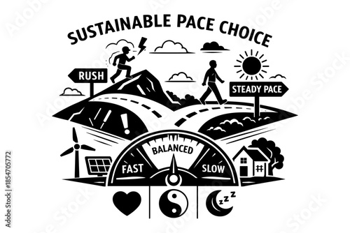 Choosing a sustainable pace for life, work, and well-being