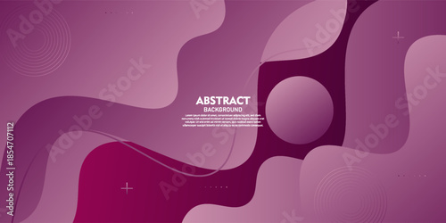Purple abstract wave background with solid color. Vector Eps10