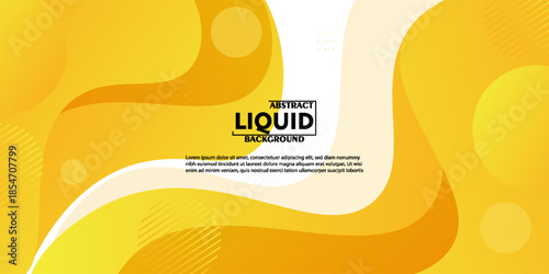 Abstract orange and colorful wave banner background with flowing geometric patterns. Horizontal background element concept. EPS10 vector.