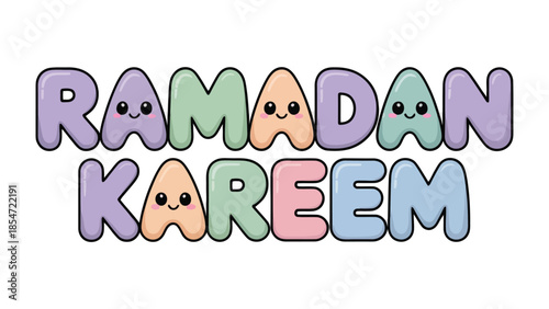 Ramadan Kareem: Celebrating the Spirit of Generosity and Reflection: The phrase Ramadan Kareem with a friendly and inviting font, symbolizing the spirit of generosity, blessings.
