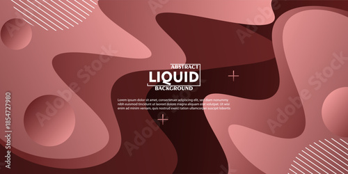 Soft red abstract background with flowing waves. Dynamic color shape style. Vector eps10