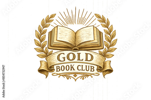 vector illustration of a golden label