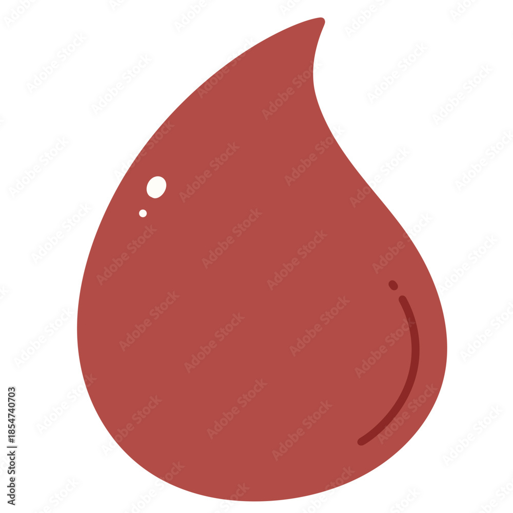 Fototapeta premium Blood Drop Illustration