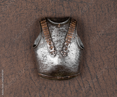 Photos medieval steel knight protective breastplate