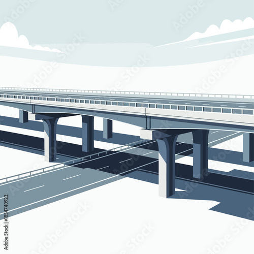Highway Overpass Bridge