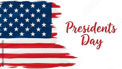 Free Download Presidents day celebration with american flag design - GFXLoad
