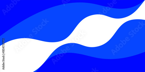 Separator, header, modern wave divider shape vector illustration