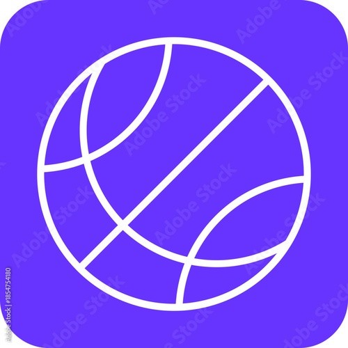 Basketball icon style