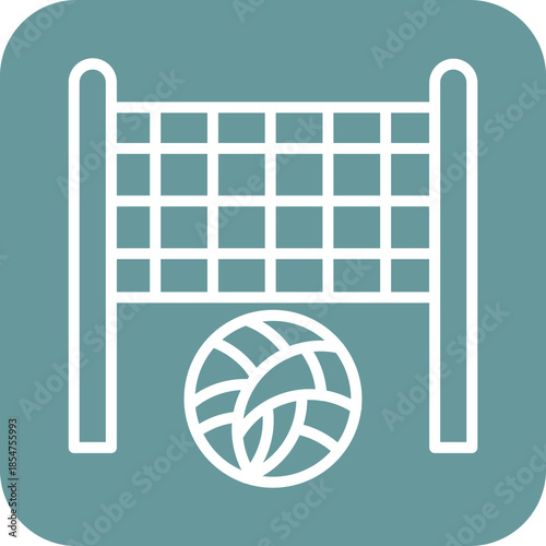 Beach Volleyball icon style