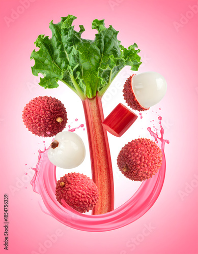 Lettuce Tree and Fruit - Creative Food Art Concept
