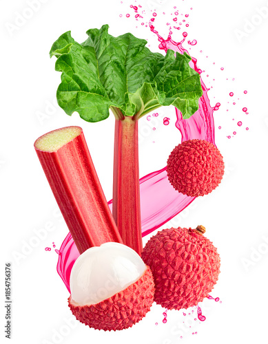 Creative Food Tree with Lychee - Artistic Food Photography
