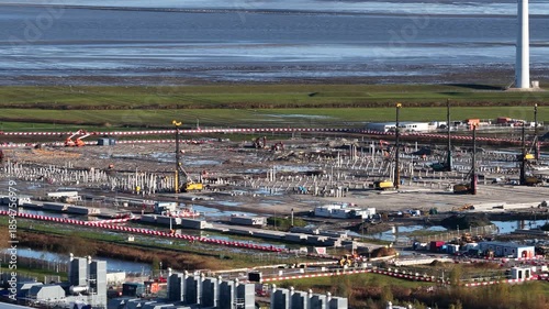 Eemshaven Datacenters: Aerial Digital Expansion.
