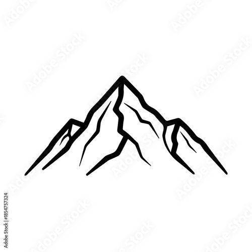 Majestic mountain range