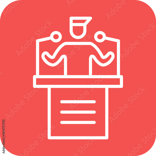 Politician icon style