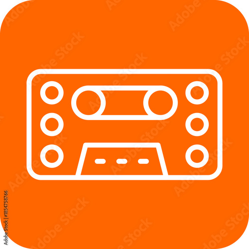 Cassettte icon style