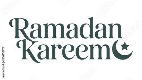 Ramadan Kareem: A serene visual embodies the spiritual essence of Ramadan, conveying blessings and goodwill in a simple way.