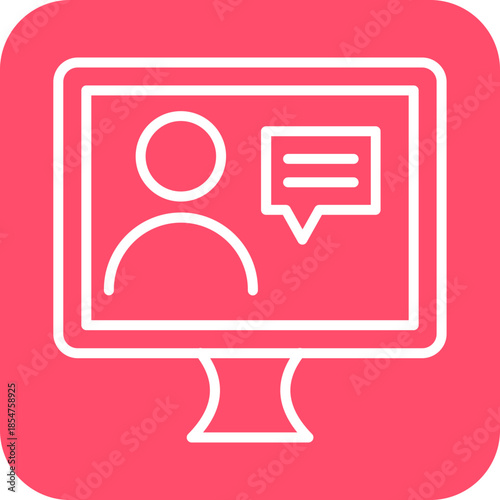 Online Counselling icon style