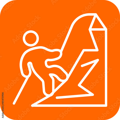 Canyoneering icon style