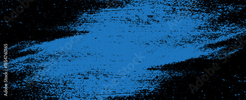 Blue and black grunge. Distress overlay texture. Abstract surface dust and rough dirty wall background concept. Worn, torn, weathered effect. Vector illustration