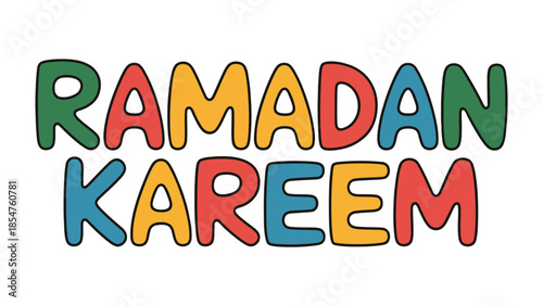 Ramadan Kareem: Celebrate the holy month with this vibrant and colorful greeting, expressing best wishes for a blessed Ramadan. This visual embodies the spirit of goodwill, unity, and reflection.