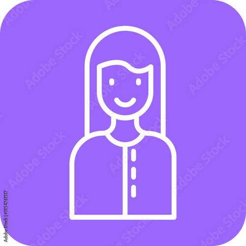 Woman icon style