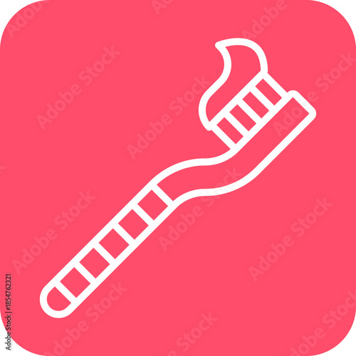 Toothbrush icon style