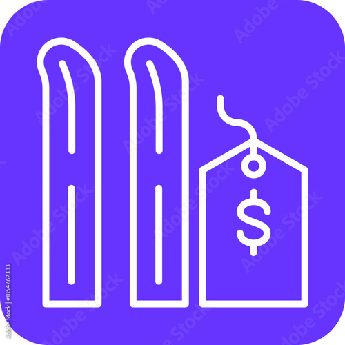 Equipment Rental icon style