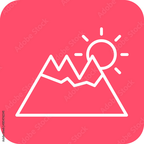 Mountain icon style