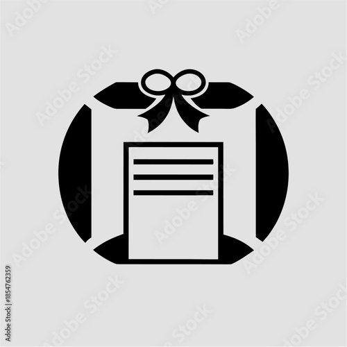 gift box with ribbon bow