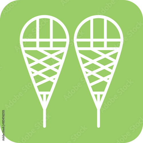 Snow Shoes icon style