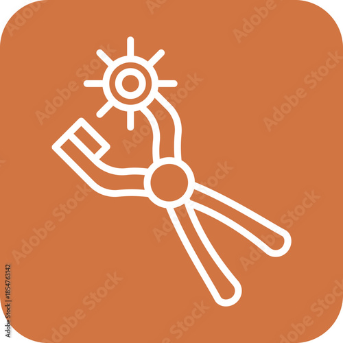 Leather Punch icon style