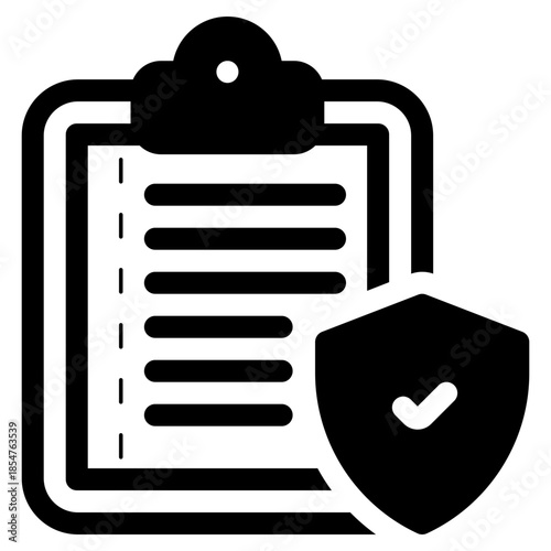 secure policies on clipboard icon