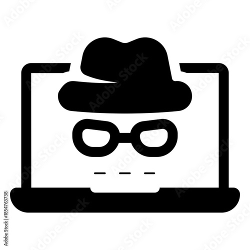 incognito mode private internet browsing icon