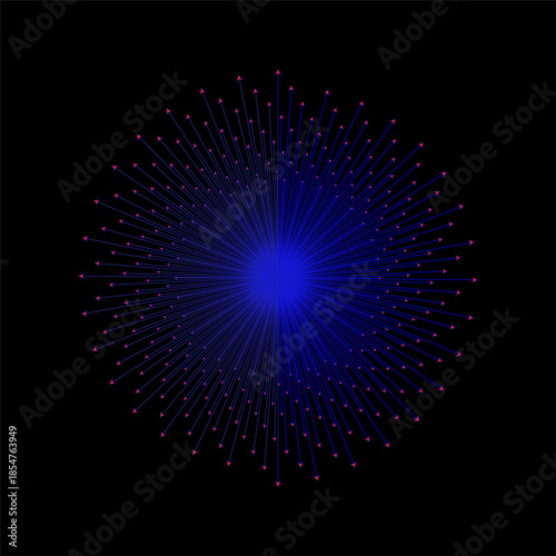 Light red zoom abstract background