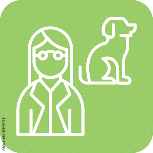 Female Vet icon style