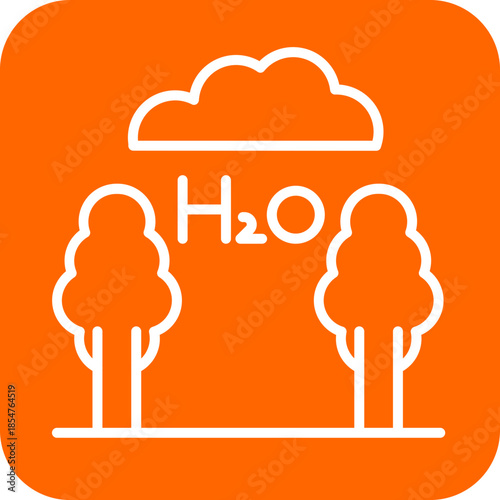 Oxygen Production icon style