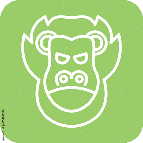Orangutan icon style