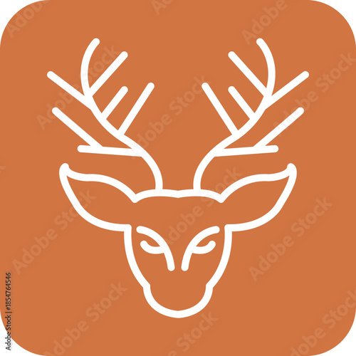Reindeer icon style
