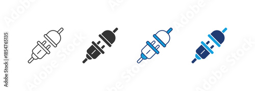 Plug-In Icon Set Multiple Style Collection