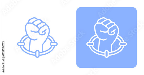 Focus Line , Two-tone color and contrasting background icon illustration