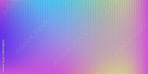 Neon ribbed fractal glass texture with vibrant pastel gradients . eps 10