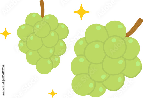Cute Green Grape