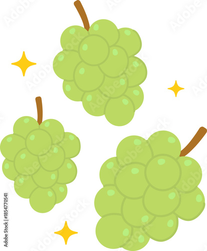 Cute Green Grape