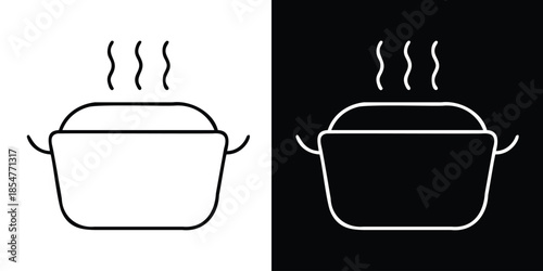 Kitchen Pot Outline Symbol