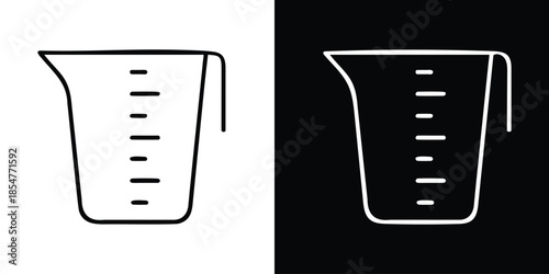 Kitchen Measuring Cup Outline